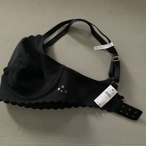 Aerie full coverage real me black bra  36c